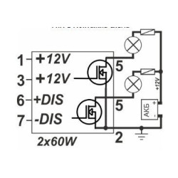 Модул за автоматично включване - за дълги светлини с проценти за японски коли