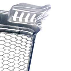 Решетка без емблема за Audi A4 B7 (2004-2007) - RS Look черна