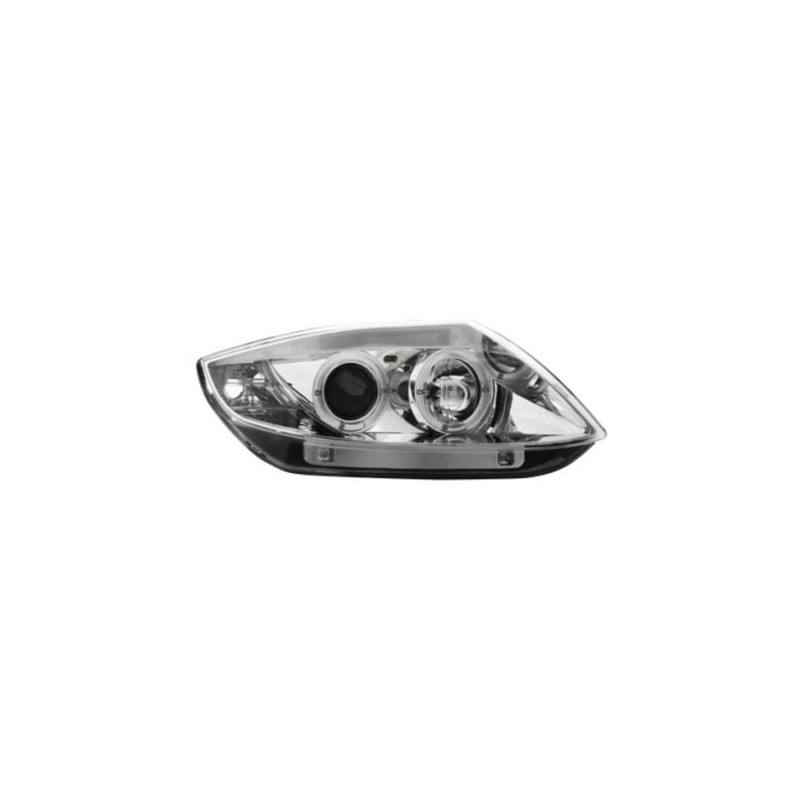 Кристални фарове  Angel Eyes BMW Z4  (03-09) - CCFL хром