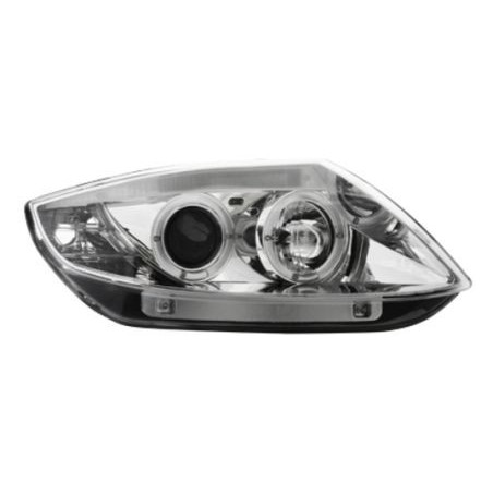 Кристални фарове  Angel Eyes BMW Z4  (03-09) - CCFL хром