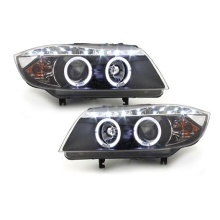 Кристални фарове  DAYLINE BMW E90  (05-08) - черни