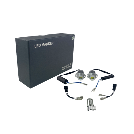 80W Лед крушки за ангелски очи за BMW E90 / E91 - бял цвят