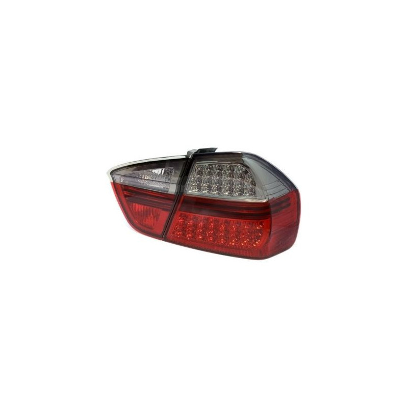 Кристални стопове  с диодни мигачи BMW E90 седан (2005-2008) - опушени