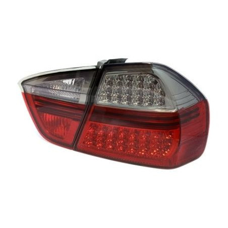 Кристални стопове  с диодни мигачи BMW E90 седан (2005-2008) - опушени