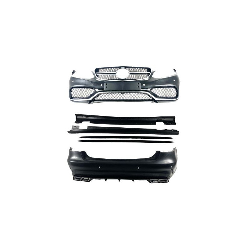 Боди кит за Mercedes W212 E-Class (2013+) - AMG Пакет с накрайници