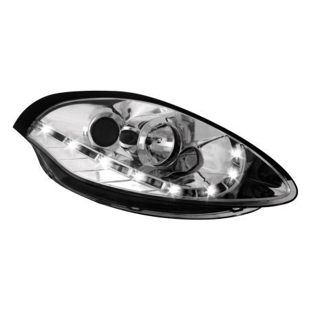 Кристални фарове FIAT BRAVO (2007+)  - хром