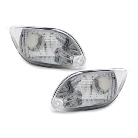 Кристални мигачи за предна броня за FORD FOCUS (1997-2004) - хром