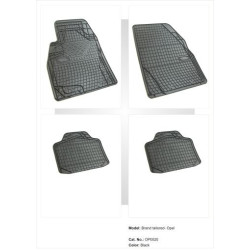 Гумени стелки универсални за OPEL Corsa 06 / Agila / Astra 03 / Vectra 01 / Signum / Insignia / Meriva / Zafira / Antara