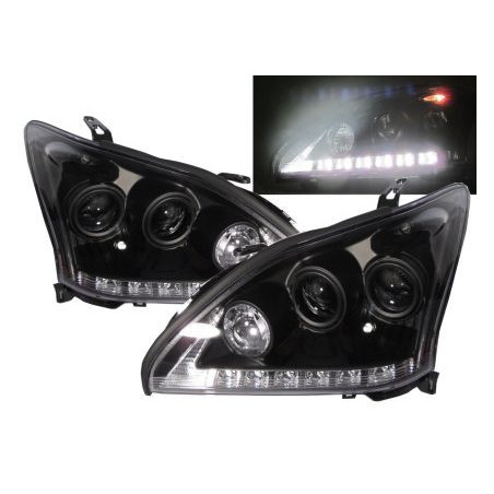 Тунинг фарове за LEXUS RX330 / 350 / 400 (2003-2008) - черни