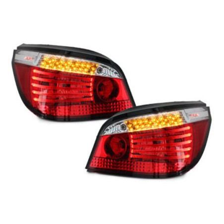 Диодни стопове BMW E60 (2003-2007) - диоден мигач хром