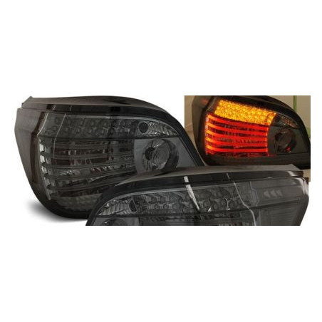 Диодни стопове BMW E60 (2003-2007) - диоден мигач опушени