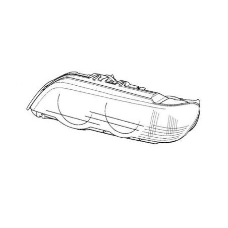 Стъкла за фарове за BMW X5 E53  (1999-2003)