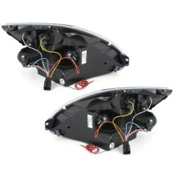 Кристални фарове FORD FIESTA (2002-2005) - хром