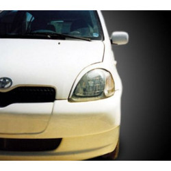 Вежди за фаровете за Toyota Yaris (1999-2005)  - черни