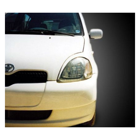 Вежди за фаровете за Toyota Yaris (1999-2005)  - черни