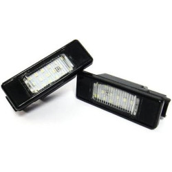 Плафони за осветление на задния номер за PEUGEOT / CITROEN - правоъгълни