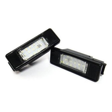 Плафони за осветление на задния номер за PEUGEOT / CITROEN - правоъгълни