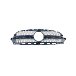 Решетка Mercedes W212 E-Class Facelift (2014+) - AMG черна с хром лайсни