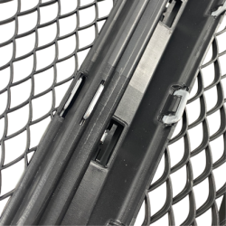 Решетка Mercedes W212 E-Class Facelift (2014+) - AMG черна с хром лайсни