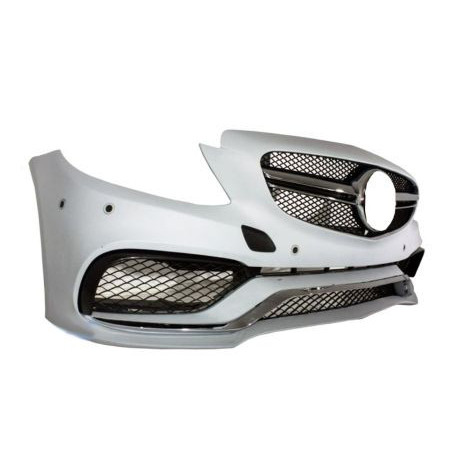 Предна броня за Mercedes C-Class W205 (2014+) - AMG look