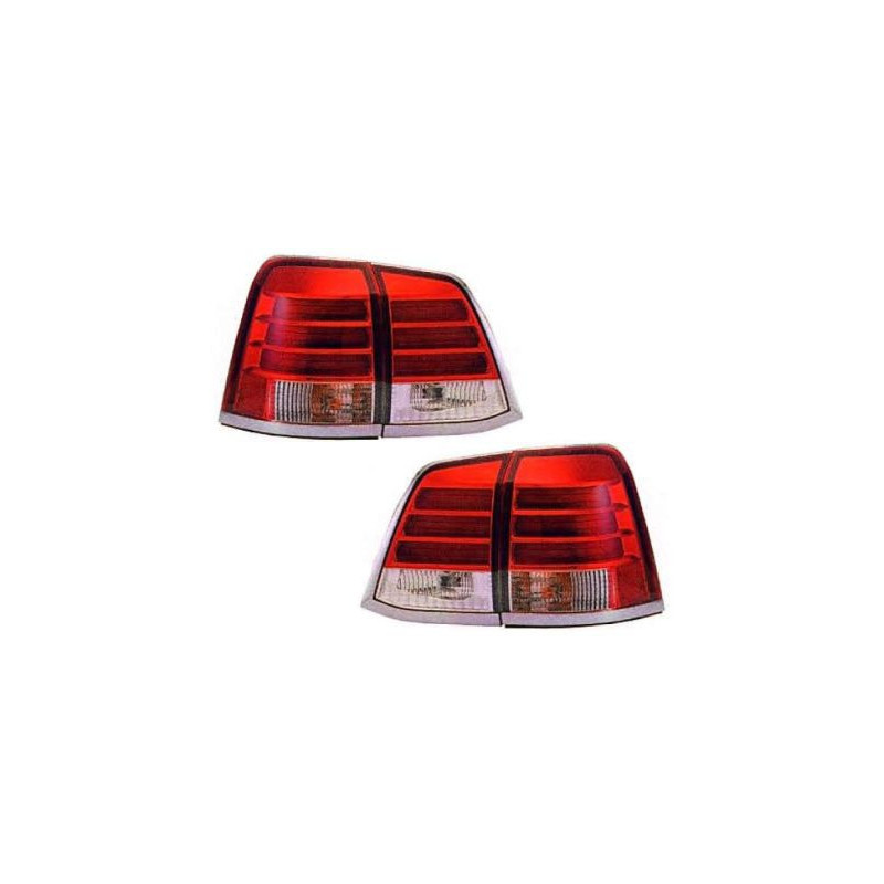 Диодни стопове за Toyota Land Cruiser J200 (2007+) - хром