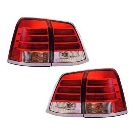 Диодни стопове за Toyota Land Cruiser J200 (2007+) - хром