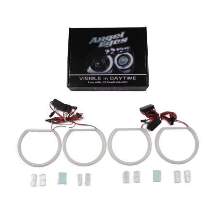 Ангелски Очи Лайтбар Дизайн за BMW E36 / E38 / E39 - Бял цвят