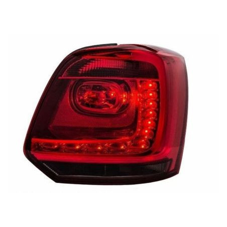 Кристални стопове  POLO 6R (2009+)  - червени с опушен мигач