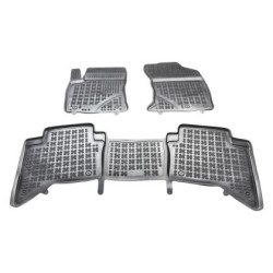 Гумени стелки за TOYOTA Hilux (2015+) - Двойна кабина - тип леген