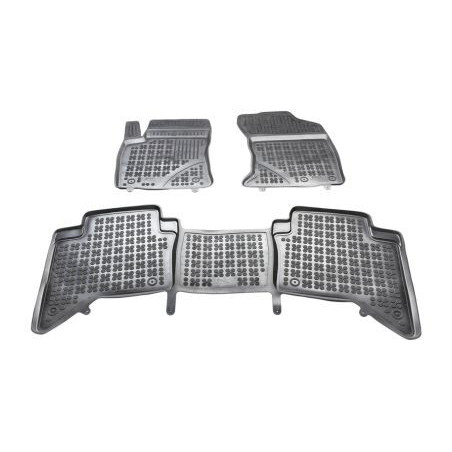 Гумени стелки за TOYOTA Hilux (2015+) - Двойна кабина - тип леген