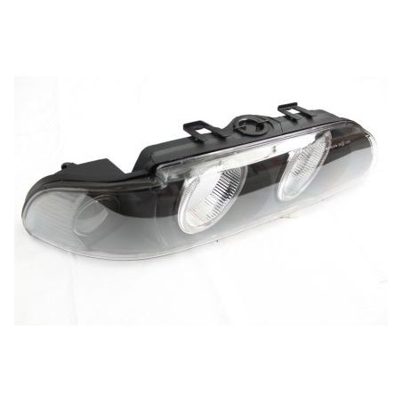 Стъкла за фарове за BMW E39  (1995-2000) - с ангелски очи (фесйлифт дизайн)