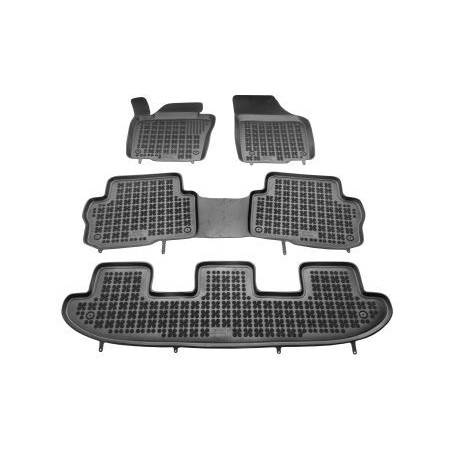 Гумени стелки за VW Sharan  / SEAT Alhambra  (2010-2022) - 7 seats - тип леген