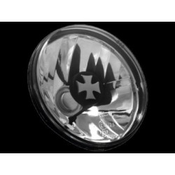 Кристални фарове с кръст GOLF II (83-93) - хром