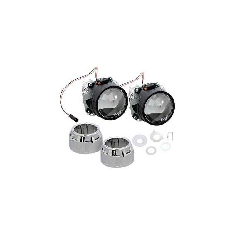 Биксенон лупи за вграждане 2.5" с кръгли капачки