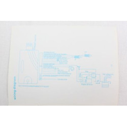 Аларма за кола с централно заключване и шоков датчик - дистанционно с капаче