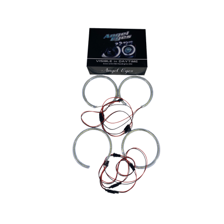 Ангелски Очи диодни за BMW E39 OEM (2000-2003) с фабрични ангелски очи - с 66 диода