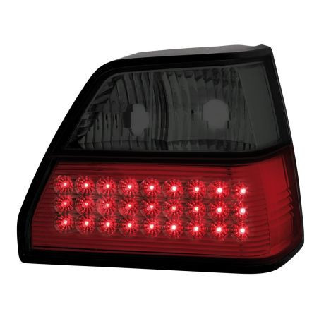 Диодни стопове  GOLF II  (83-93) - черен хром