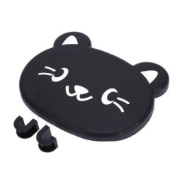 Сгъваема поставка за чаши за облегалка с масичка -  с форма на коте