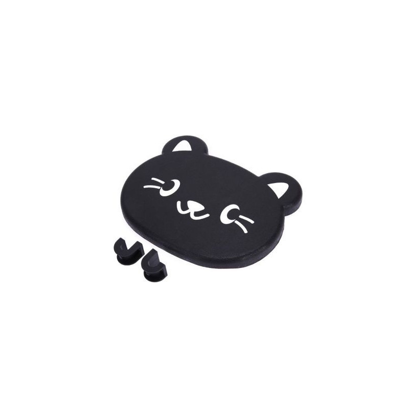 Сгъваема поставка за чаши за облегалка с масичка -  с форма на коте