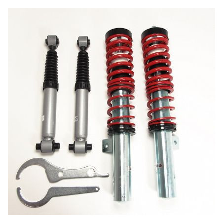 Регулируемо окачване PEUGEOT 206 - червено