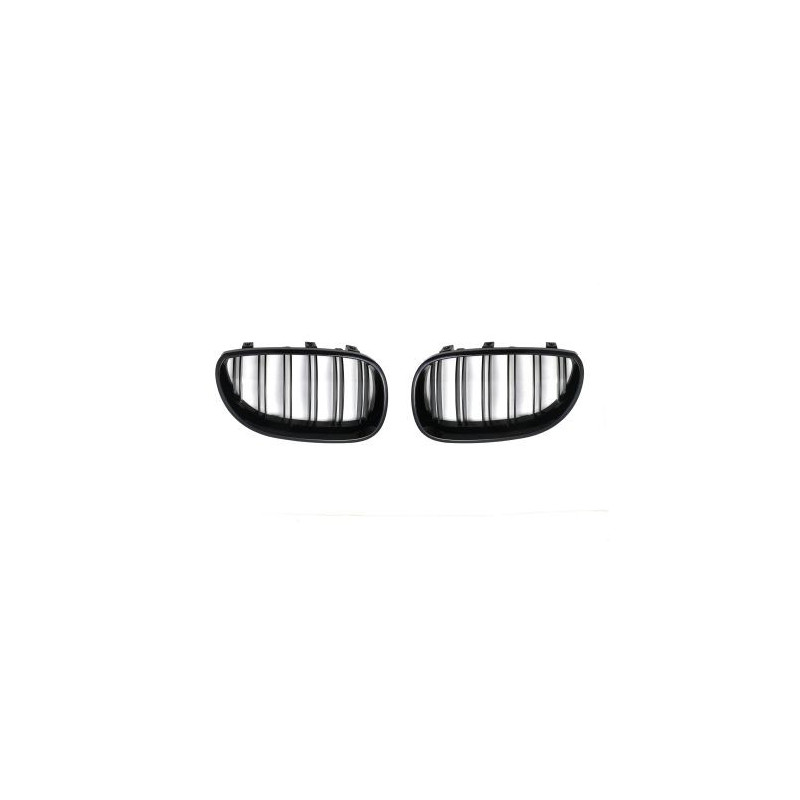 Решетки за  BMW E60 (2003-2010) - черни двойни дизайн