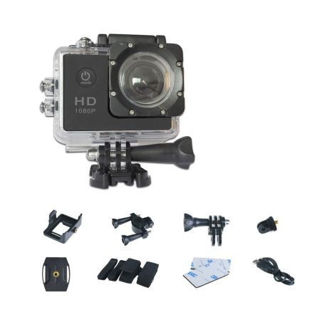 Спортна Екшън Камера Full HD 1080p за Мотор