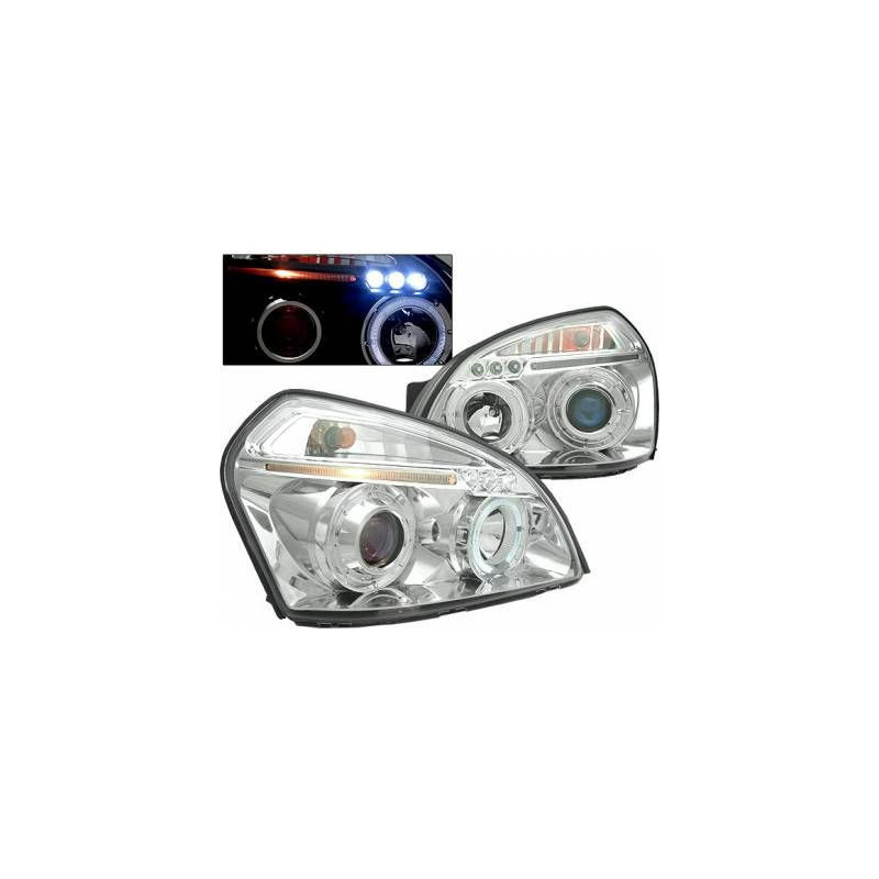 Кристални фарове за  HYUNDAI TUCSON (2004+) -хром