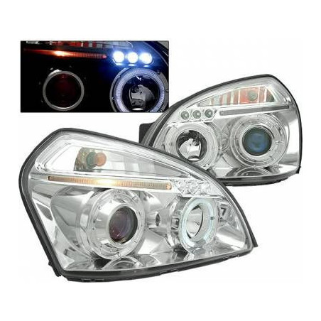 Кристални фарове за  HYUNDAI TUCSON (2004+) -хром