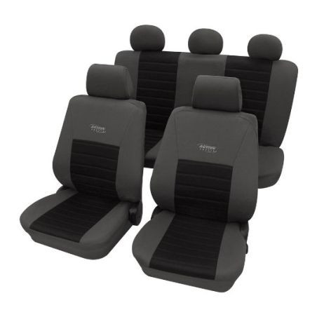 Тапицерии за седалки Petex "Active Sports" - Черно-сив цвят