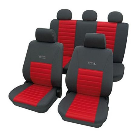 Тапицерии за седалки Petex "Active Sports" - Червено-сив цвят