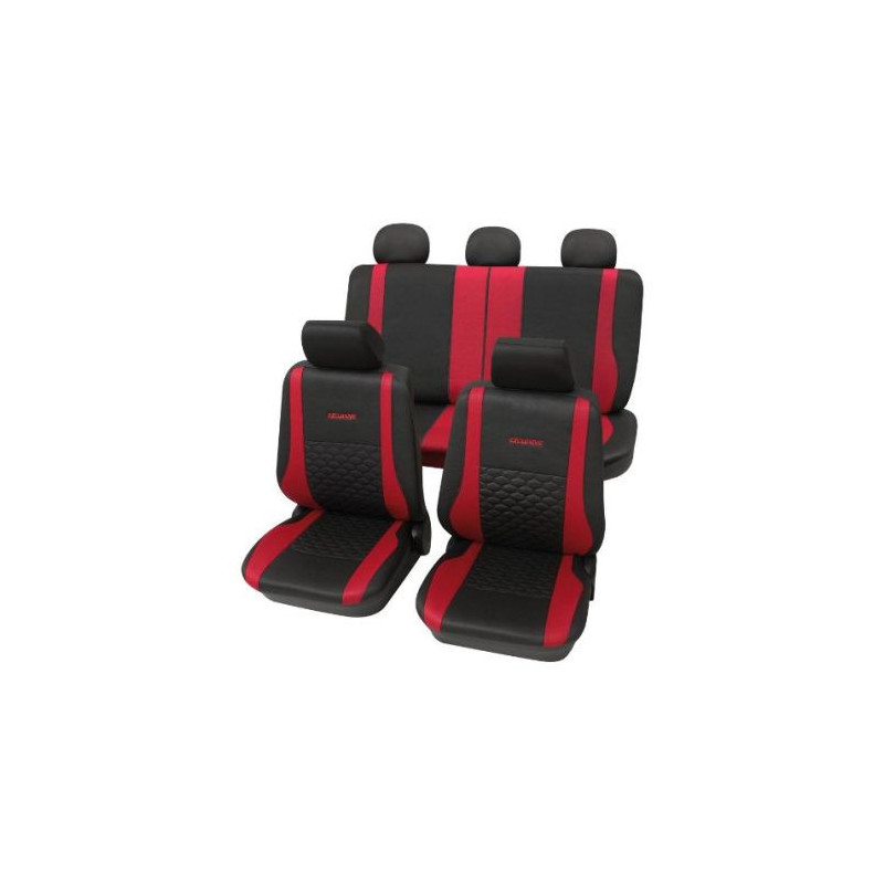 Тапицерии за седалки Petex "Exclusive" - Червен цвят