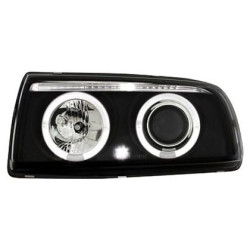 Кристални фарове  VW VENTO  (91-98) - черни