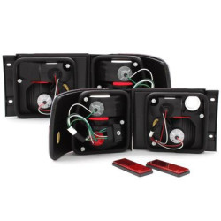 Кристални стопове VW VENTO (91-98) - черен хром