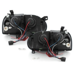 Кристални фарове Angel Eyes за Golf 3I - хром